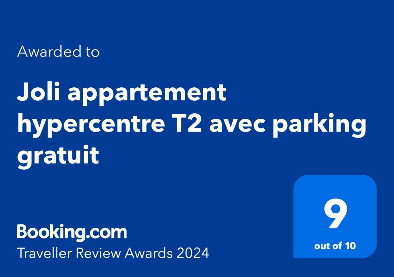 Joli Appartement Hypercentre T2, Classe Meuble De Tourisme 3 Avec Parking Gratuit Beziers Bagian luar foto