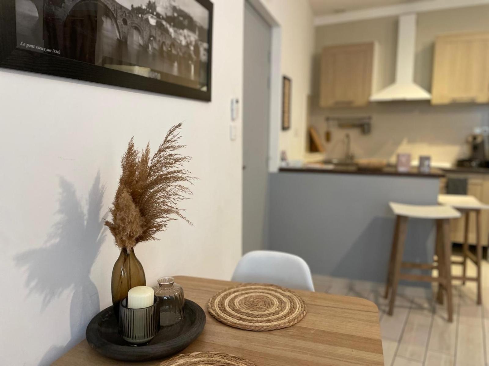 Joli Appartement Hypercentre T2, Classe Meuble De Tourisme 3 Avec Parking Gratuit Beziers Bagian luar foto